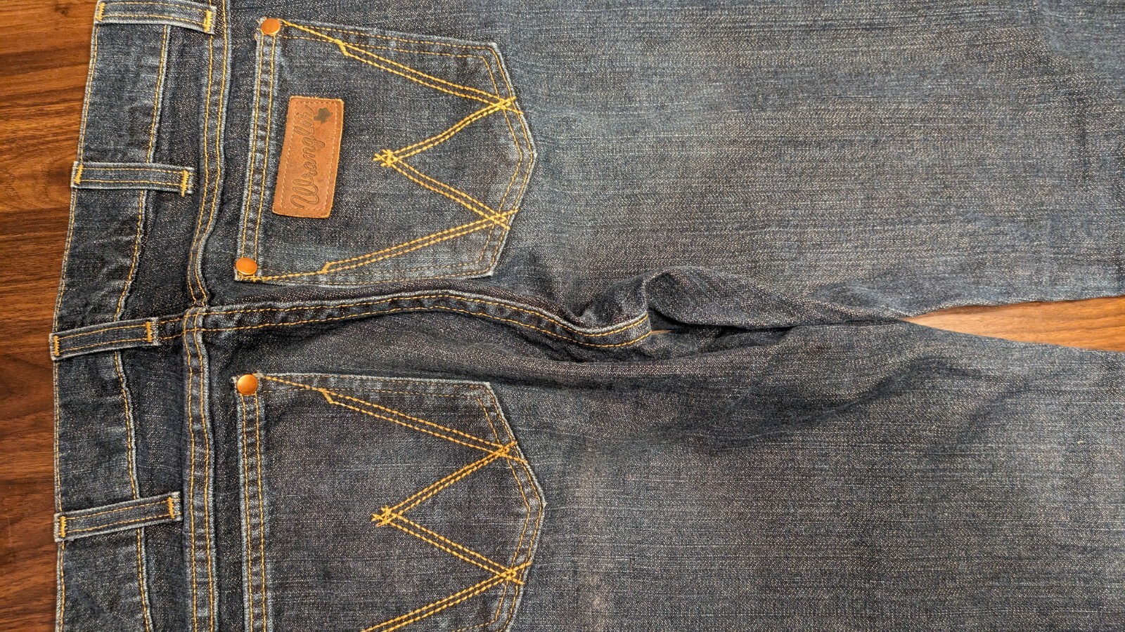 Wrangler Rooted Collection Made in USA Jeans 100% Texas Cotton 29 X 34, Slim Fit - Picture 3 of 4