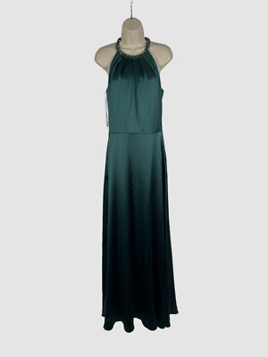 teri jon green dress La Femme 31939 Dress