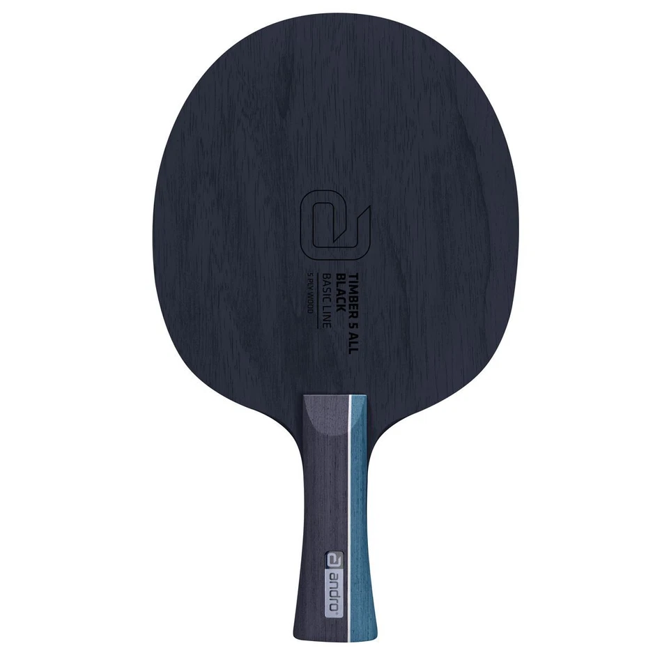 Andro Timber 5 ALL Black / Tischtennisholz / NEU / zum Sonderpreis