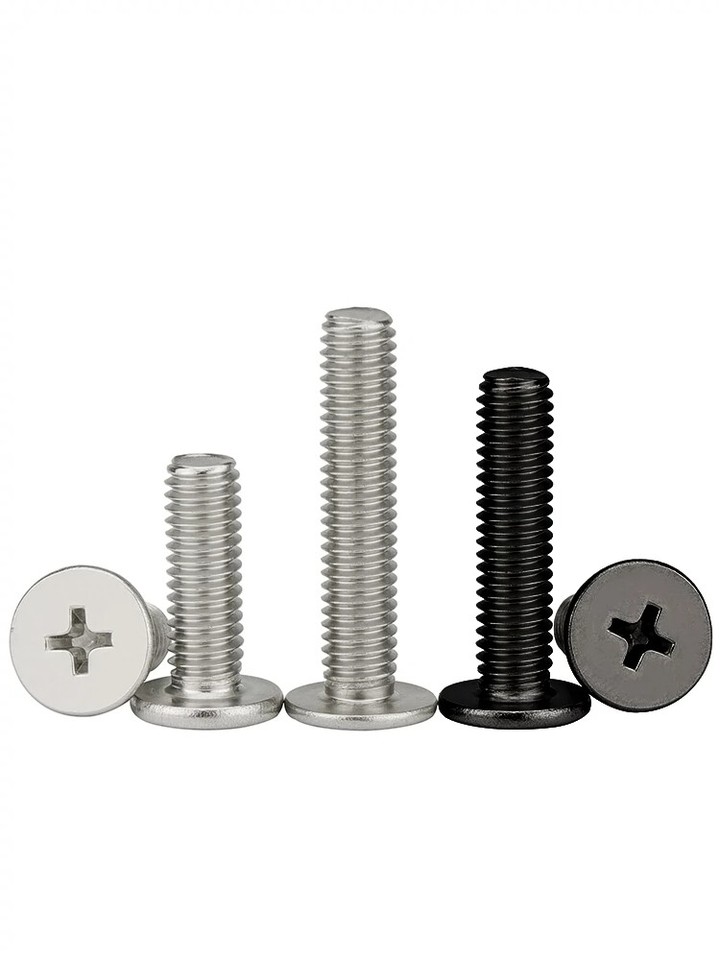 M2 M2.5 M3 M4 Phillips Ultra Thin Flat Wafer Head Machine Screws - Assorted Lengths 3mm-16mm 2 thumbnail image