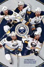 2014 NHL BUFFALO SABRES HOCKEY TEAM STARS POSTER 22x34 NEW #13908 FREE SHIP