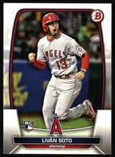 2023 Bowman Livan Soto Rookie #46 Los Angeles Angels