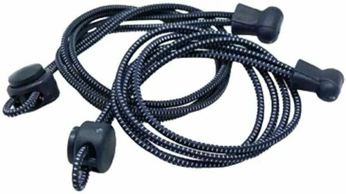 No Tie Shoe Laces Lazy Elastic Round Shoelaces Lock Adults Kids Sports Trainers - Picture 10 of 21