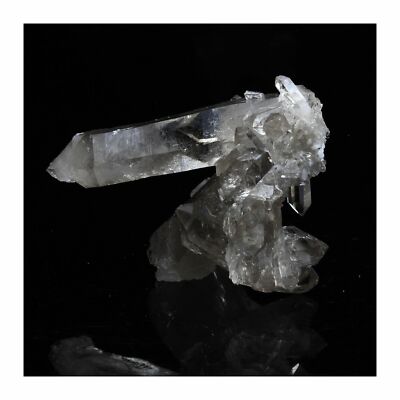 Rauchquarz. 85,7 ct. Dome des Petites Rousses, Oz, Isère, Frankreich..