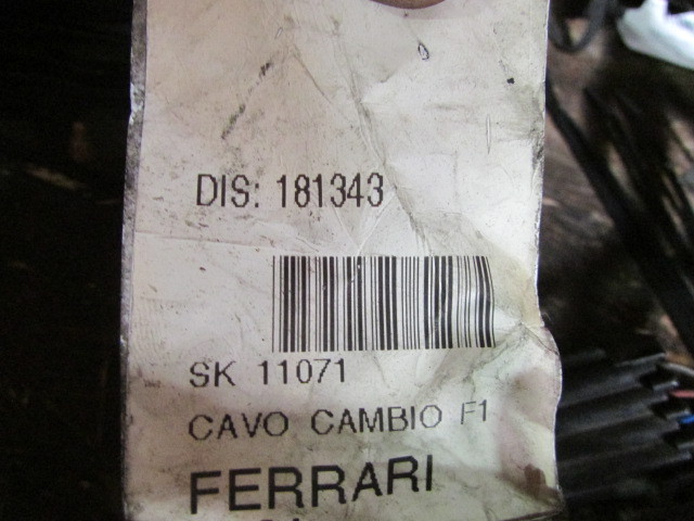 Ferrari 360, F1 Transmission Wiring Harness, Used, P/N 181343 s/c 207330