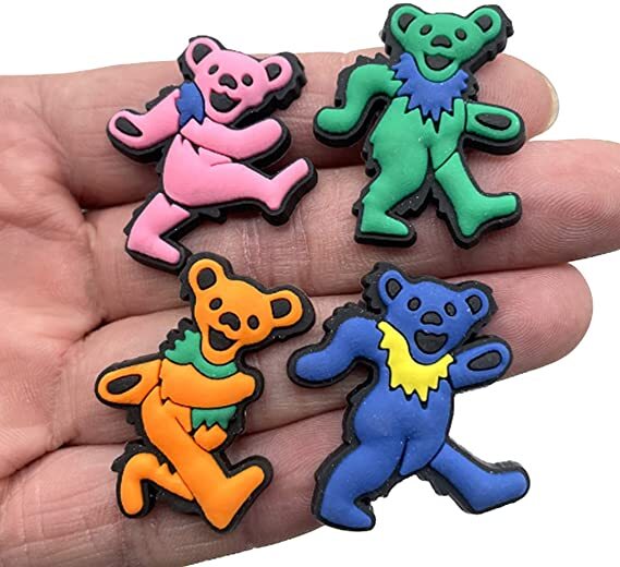 crocs grateful dead charms