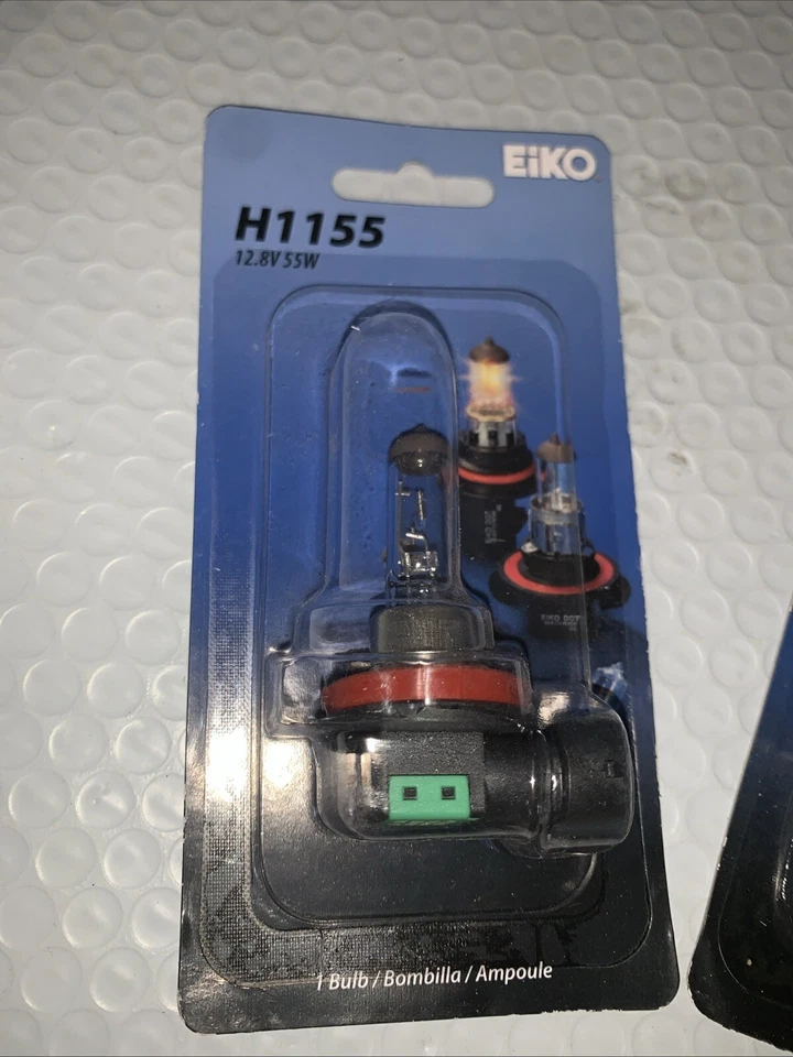 LOTE DE 2 - Original Eiko H1155-BP Faro Bombilla Halógena Estándar Foto 2 de 3