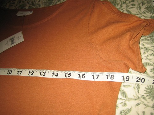 J Jill Orange/Rust Linen Blend Tee. Peek a Boo Shoulders. Sm. NWT - Picture 4 of 10