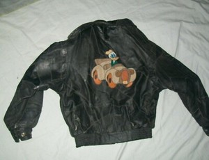 leather bomber jacket ebay