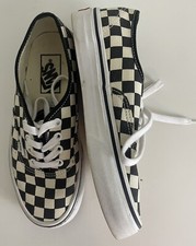 VANS Unisex Classic Black White Checkered Canvas OTW Skateboard Shoes M 4.5-W 6
