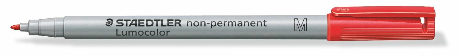 LUMOCOLOR 315-2 - UNIVERSALSTIFT  NON-PERMANENT -M- ROT - STAEDTLER # NEU OVP