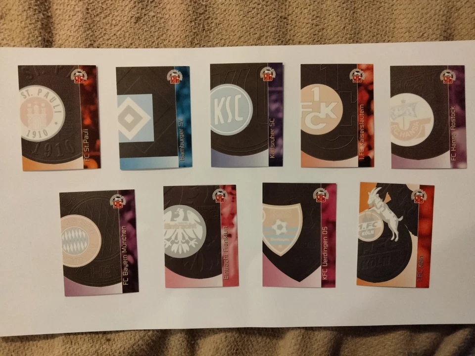 1994 PANINI Fussball (лот из 22) винтажные немецкие герби футбольной команды Бундеслиги⚽ - Изображение 2 из 4