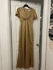 Show me your Mumu Gown - Rome twist - Gold - Size Small