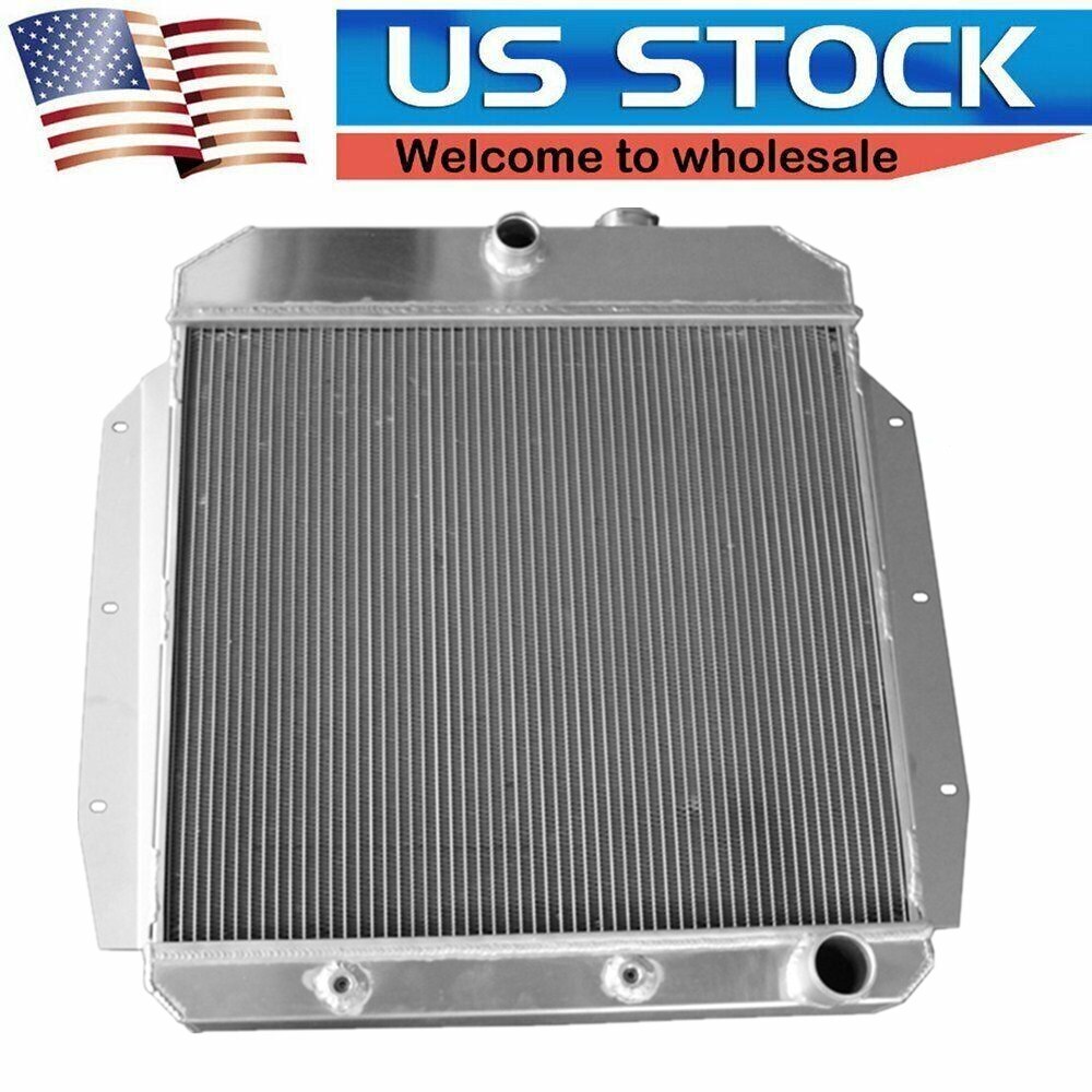 3 Row Radiator For 1955-1959 1956 1957 Chevy Truck 3100 3200 3400 3500 ...
