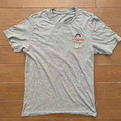 Nike Sole Food T-Shirt Men's S Gray Los Zapatos Mas Frescos Short Sleeve  Tee | eBay