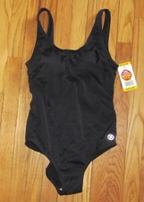 Hurley Womens Black One Piece Swimsuit HSO1028 UPF 50 Size M NWT