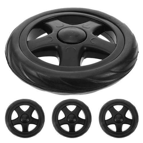 4 Pcs Shopping Cart Wheels Rolling Replacement Guide Jack Fittings