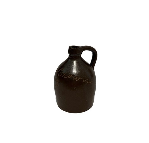 Antique 'Little Brown Jug' Incised Miniature Stoneware Jug - Picture 3 of 7