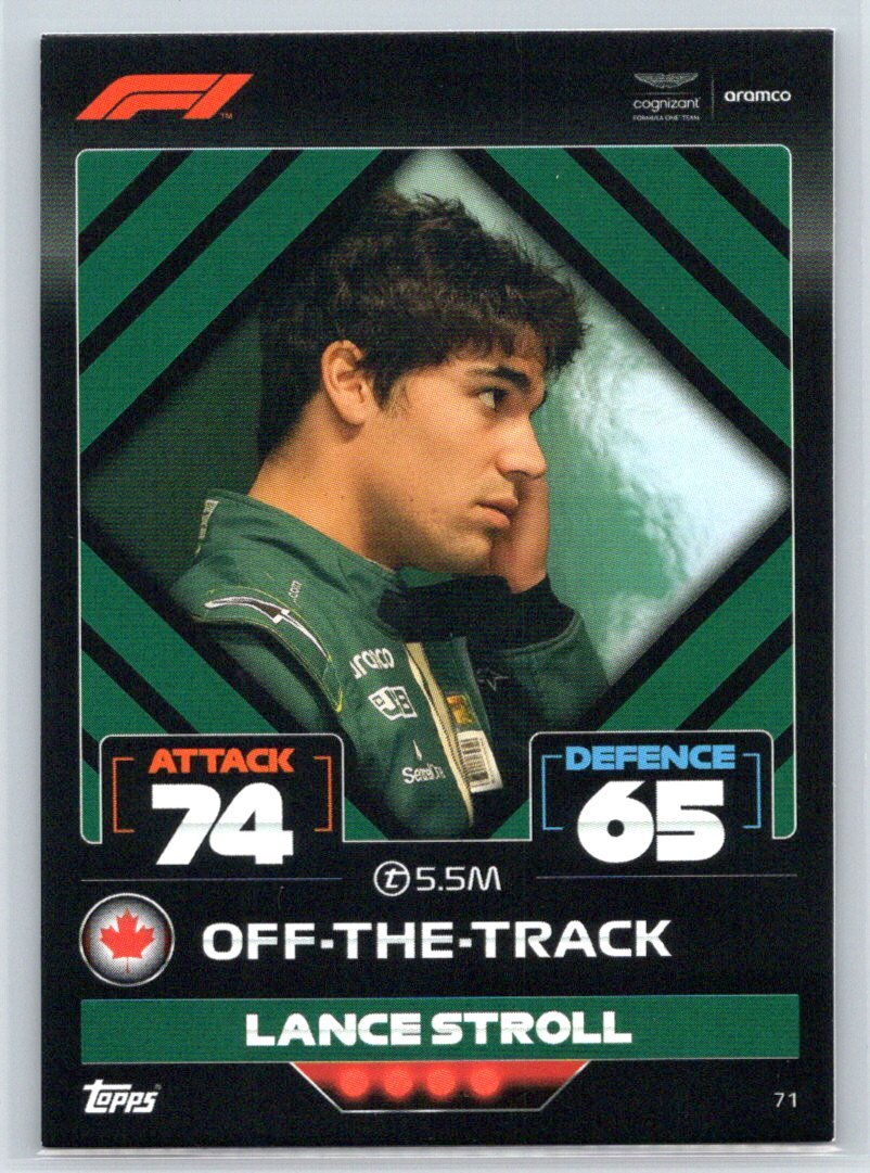 Lance Stroll 2022 Topps Turbo Attax F1 #71 NM