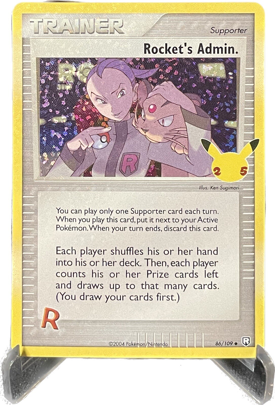 Rocket's Admin 86/109 Ultra Rare Celebrations Pokémon TCG Near Mint