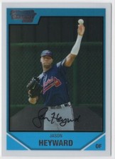 2007 BOWMAN CHROME 1ST RC JAYSON HEYWARD DODGERS R13