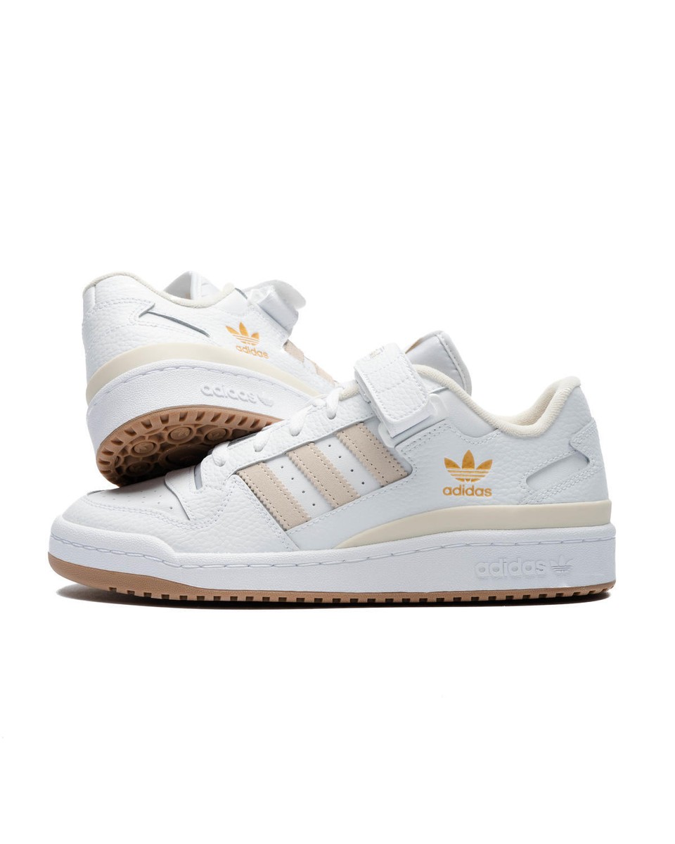 adidas forum gold white