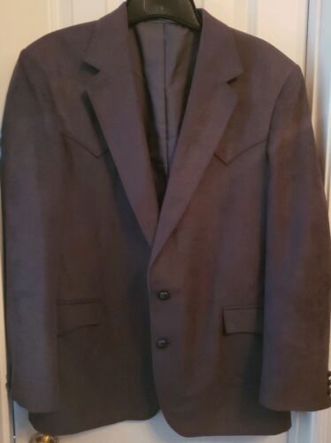 Veste manteau blazer à deux boutons Reed St James 40R Western Wear Cowboy Rockabilly  - Photo 1/3