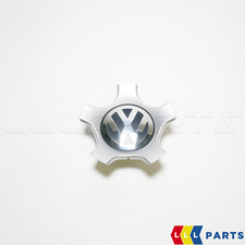 NEW GENUINE OEM VOLKSWAGEN ALLOY WHEEL CENTER HUB CAP DIAMOND SILVER 1PCS