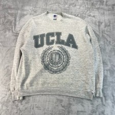 Vintage UCLA Sweatshirt Unisex Adults XL Gray Russell Athletic Made in USA