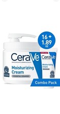 CeraVe Moisturizing Cream with Pump for Normal to Dry Skin, Combo Pack