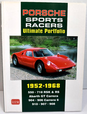 Porsche Sports Racers Ultimate Portfolio 1952-68 550 904 906 Carrera Abarth