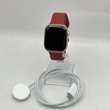 Apple Watch Series 11 42mm Rose Gold Aluminum GPS w/ Red Sport - Excellent