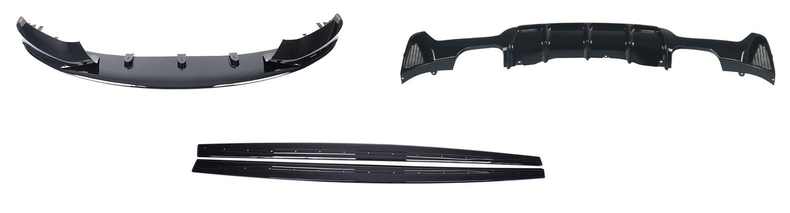 Fits BMW 4 F32 F33 Body Kit Front Lip Diffuser Side Skirt