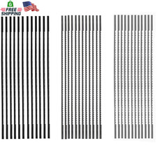 FOXBC 5 Inch Plain End Scroll Saw Blade Set, 36 Pack (28TPI, 12 TPI, 10TPI)