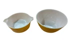 VINTAGE PYREX YELLOW NESTING BOWL #402 and #472-B. Excellent Condition!
