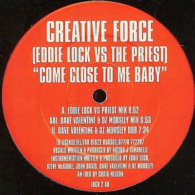 Creative Force - Come Close To Me Baby, 12'', (Vinyl)
