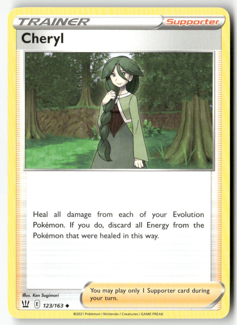 Cheryl 123/163 Uncommon Battle Styles Pokemon Lightly Played