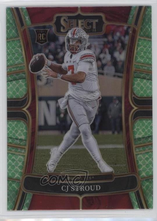 2023 Select Draft Picks Concourse Dragon Scale Prizm CJ Stroud #2 Rookie RC 3hd