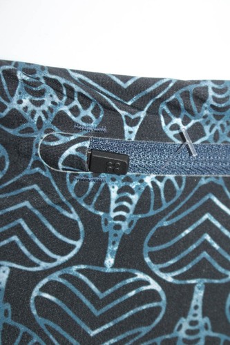 Sweaty Betty Womens Abstract Print Mid Rise Active Capri Pants Blue Size 2XS - Picture 4 of 6
