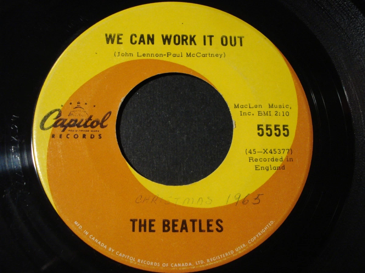 The Beatles Single 45 RPM Speed Vinyl Records for sale | eBay