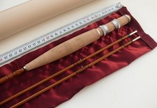 7'1p Pêche CANNE à MOUCHE en Bambou Refendu Pezon et Michel Blank soie 4 fly rod