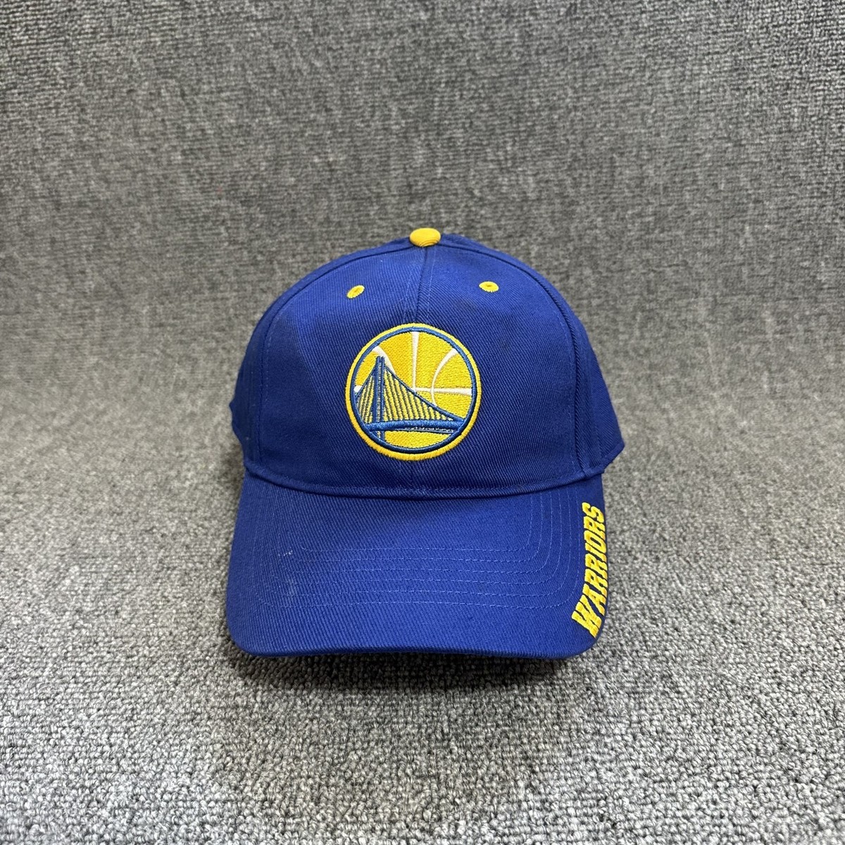 Golden State Warriors Baseball Cap Strapback Blue Curved Brim Hat