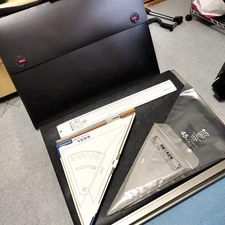 Drafting Tool Set A2 Drafting Table, Triangle & Gradient Ruler etc. USED JP F/S