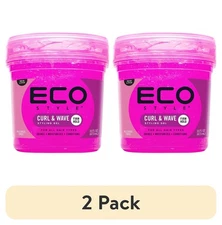 (2 Pack)  Color Protection Curl and Wave Hair Styling Gel, 16 Fl Oz