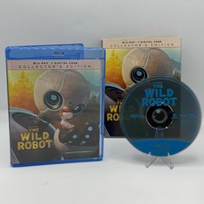 The Wild Robot Collector's Edition Blu-ray Digital W/Slipcover Mint Disc