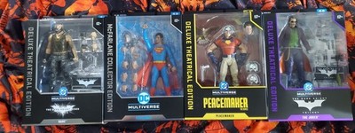 McFarlane DC Multiverse  Dark Knight Joker.Bane,Peacemaker And Superman  Figure 