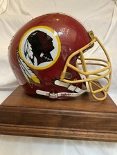 Auténtico casco de fútbol americano usado vintage de los Washington Redskins Riddell WD1 XL
