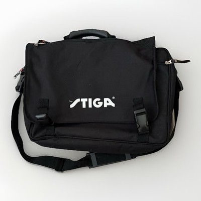 EUC STIGA TABLE TENNIS SPORT MESSENGAR STYLE  SHOULDER BAG BLACK