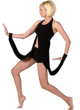 Lot of 18 The Longing CXL,AS,AL,AXL,2XL Dance Costume Crop Top w/Drapes  Shorts