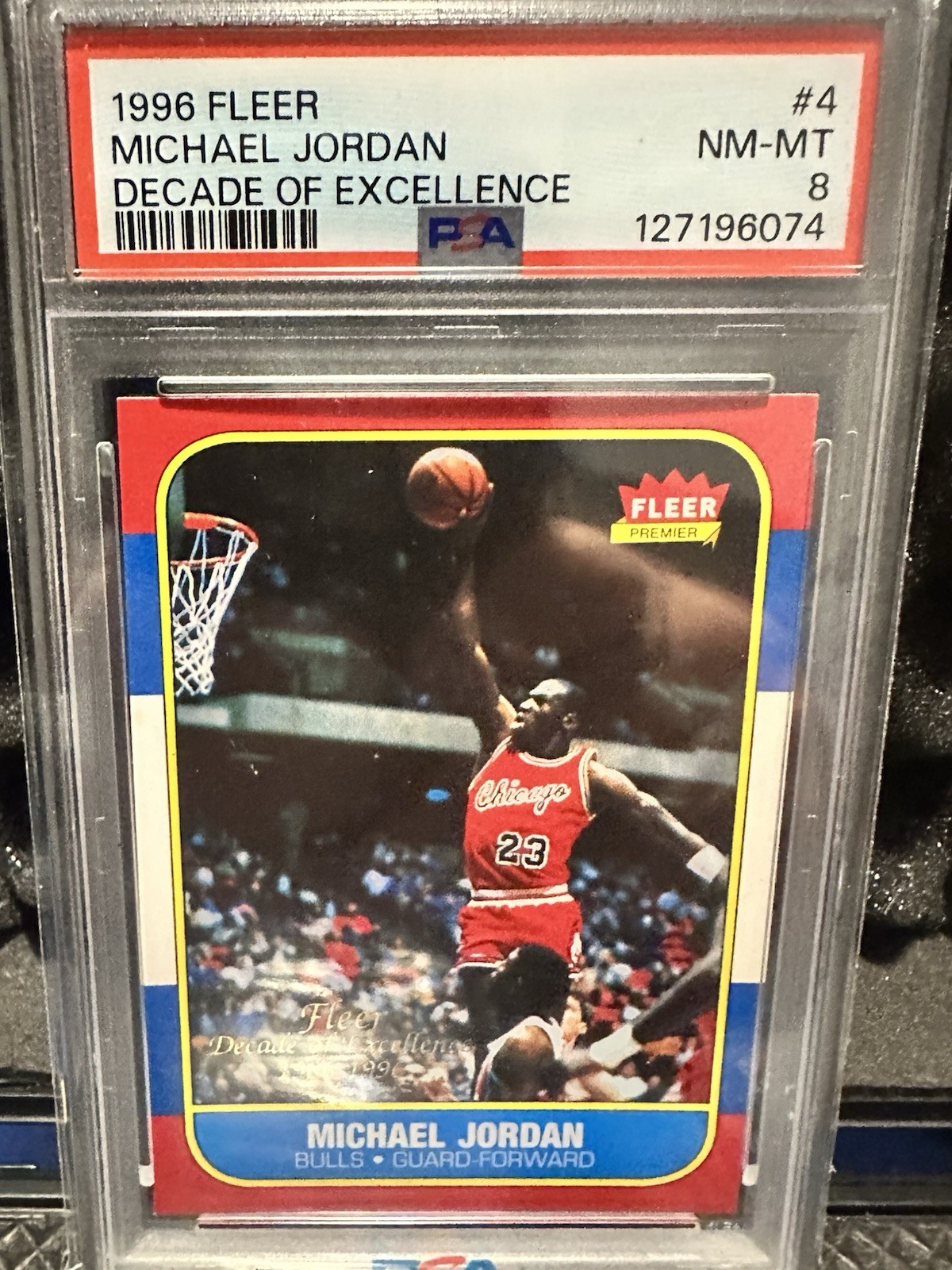 1996-97 Fleer - Decade of Excellence Michael Jordan #4